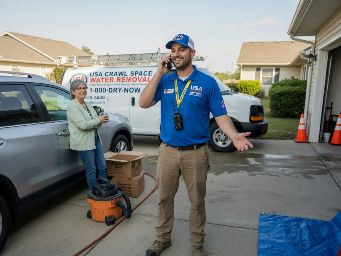 Crawl Space Water Removal Violet, LA FAQs